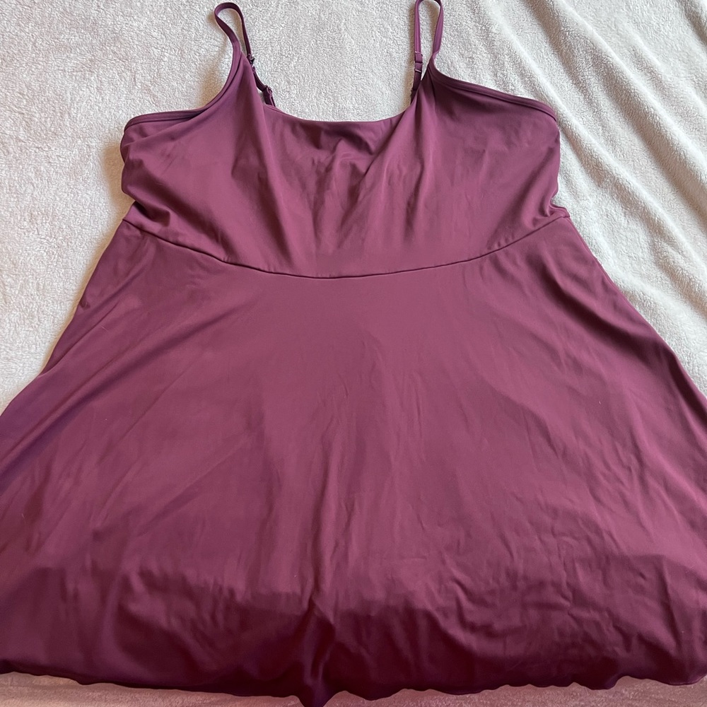 3x plus sized Halara dress. Everyday cloudful dress with shorts attached.